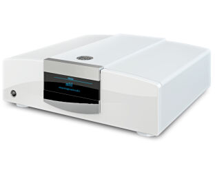 MBL Cadenza Line Stereo Power Amplifier C21 (biały/chrom). Końcówka mocy stereo.