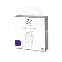 QED Connect QE8214. Przewód USB 2.0 A-B (0,75m). - 2