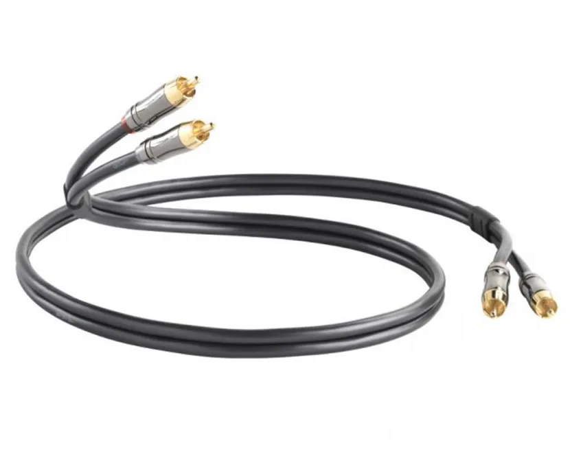 QED Performance Audio QE6100. Interkonekt audio 2xRCA (0.6m).