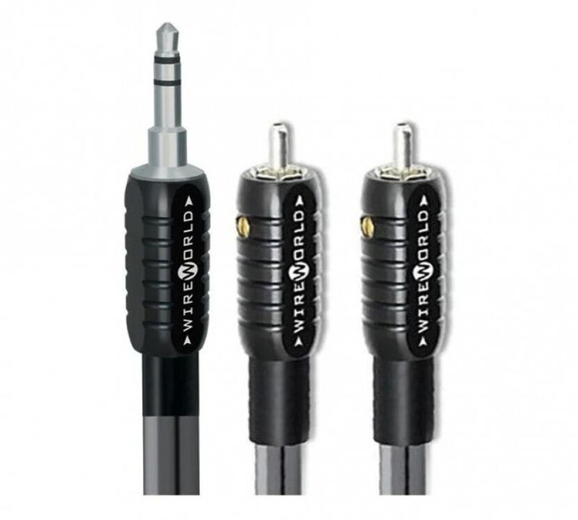Wireworld Nano-Silver Eclipse. Przewód Mini Jack - 2xRCA (1.0m).