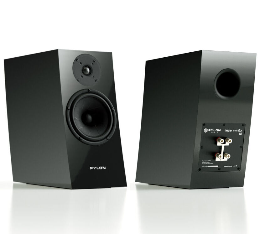 Pylon Audio Jasper Monitor 18 (czarny). Kolumny podstawkowe.