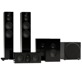Monitor Audio Silver 300 8G system AV (czarny). Zestaw 5.1.