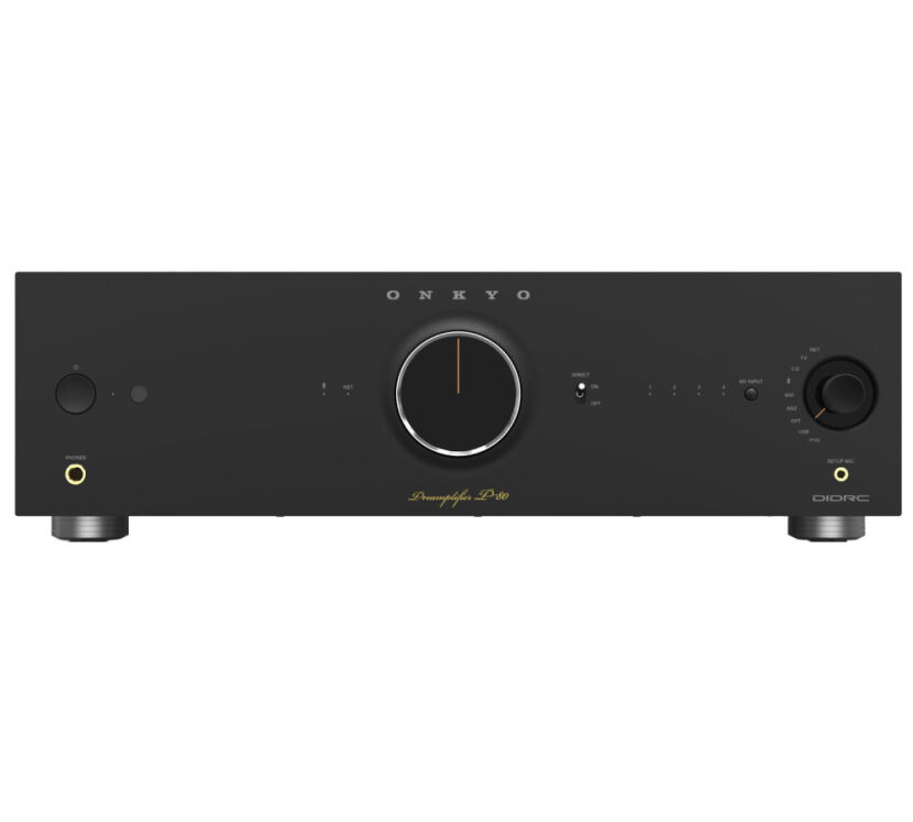 Onkyo Icon P-80 (czarny). Przedwzmacniacz z funkcjami sieciowymi.