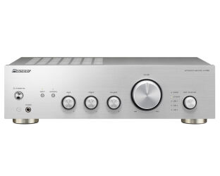 Pioneer A-10AE (srebrny). Zintegrowany wzmacniacz stereo.