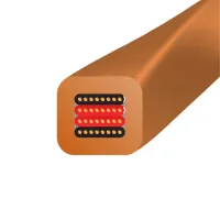 Wireworld Mini-Eclipse 10 (MES). Przewód głośnikowy z wtykami typu banan (2x2m). - 3