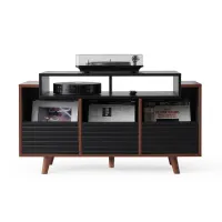 NorStone Oslo 1200 (czarny/orzech). Stolik audio. - 3
