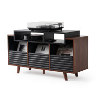 NorStone Oslo 1200 (czarny/orzech). Stolik audio. - 2