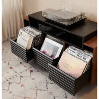 NorStone Oslo 1200 (czarny/orzech). Stolik audio. - 4