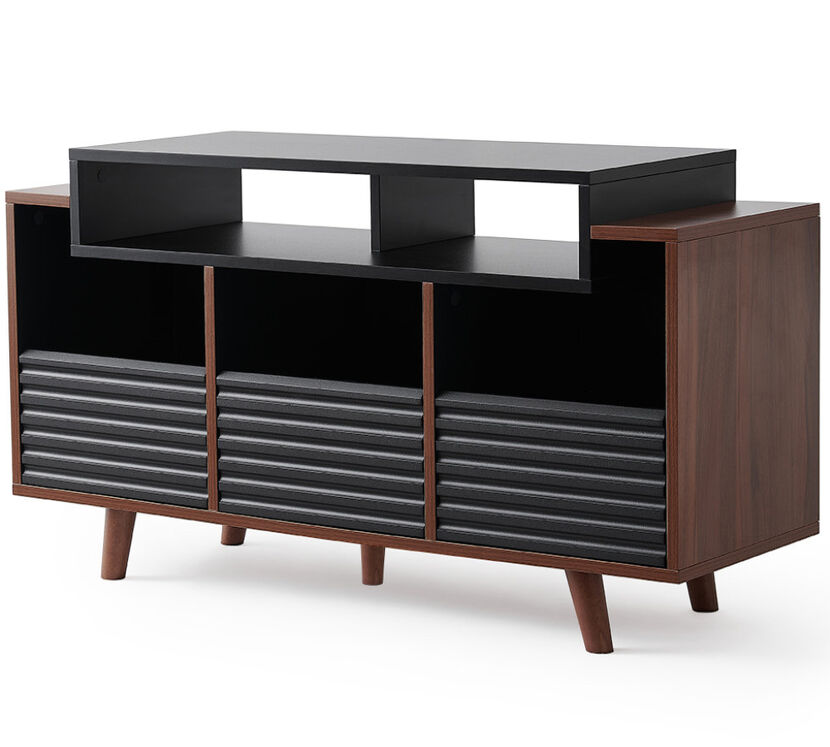 NorStone Oslo 1200 (czarny/orzech). Stolik audio.