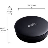 Ortofon Record stabilizer (czarny). Docisk do płyt winylowych. - 2