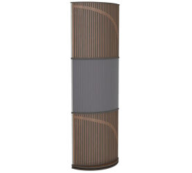 Vicoustic VicTotem Ultra VMT (grey - dark walnut). Panel akustyczny (trzy moduły).
