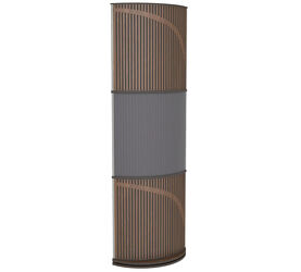 Vicoustic VicTotem Ultra VMT (grey - dark walnut). Panel akustyczny (trzy moduły).