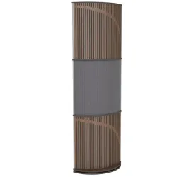Vicoustic VicTotem Ultra VMT (grey - dark walnut). Panel akustyczny (trzy moduły).