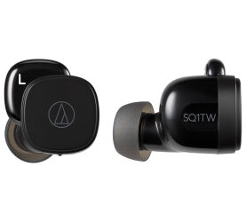 Audio-Technica ATH-SQ1TW (czarne). Bezprzewodowe słuchawki douszne.
