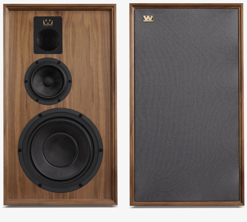 Wharfedale Dovedale (orzech). Kolumny podstawkowe.