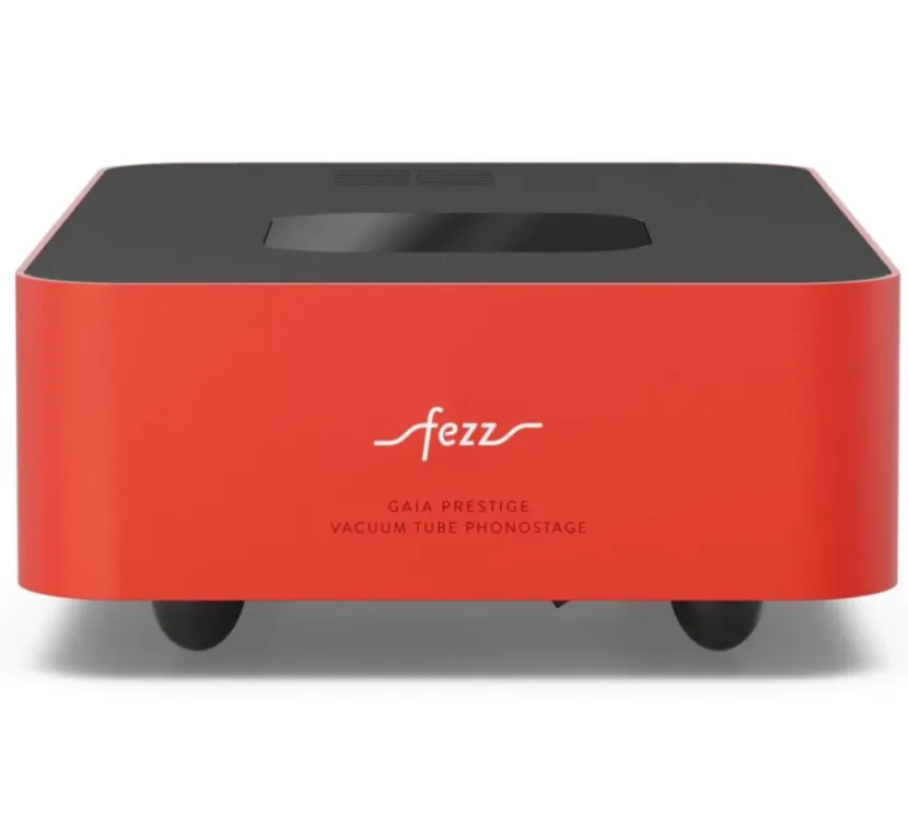 Fezz Audio Gaia Prestige EVO (burning red). Lampowy przedwzmacniacz gramofonowy.