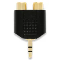 QED Connect QE8301. Adapter 2xRCA to Jack. - 2