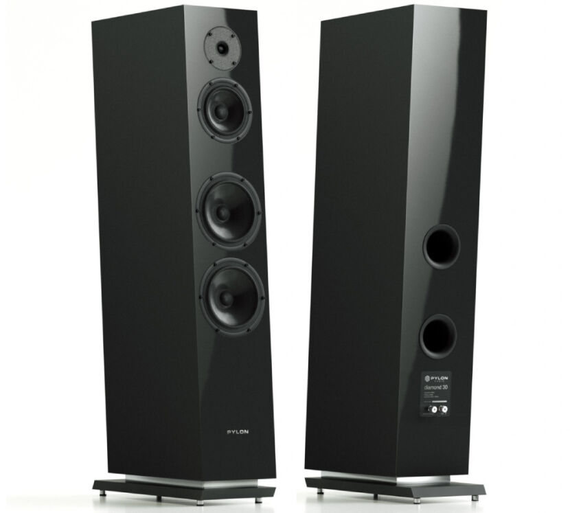 Pylon Audio Diamond 30 mkII (czarny lakier połysk). Kolumny podłogowe.