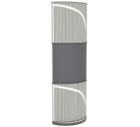 Vicoustic VicTotem Ultra VMT (grey - white). Panel akustyczny (trzy moduły).
