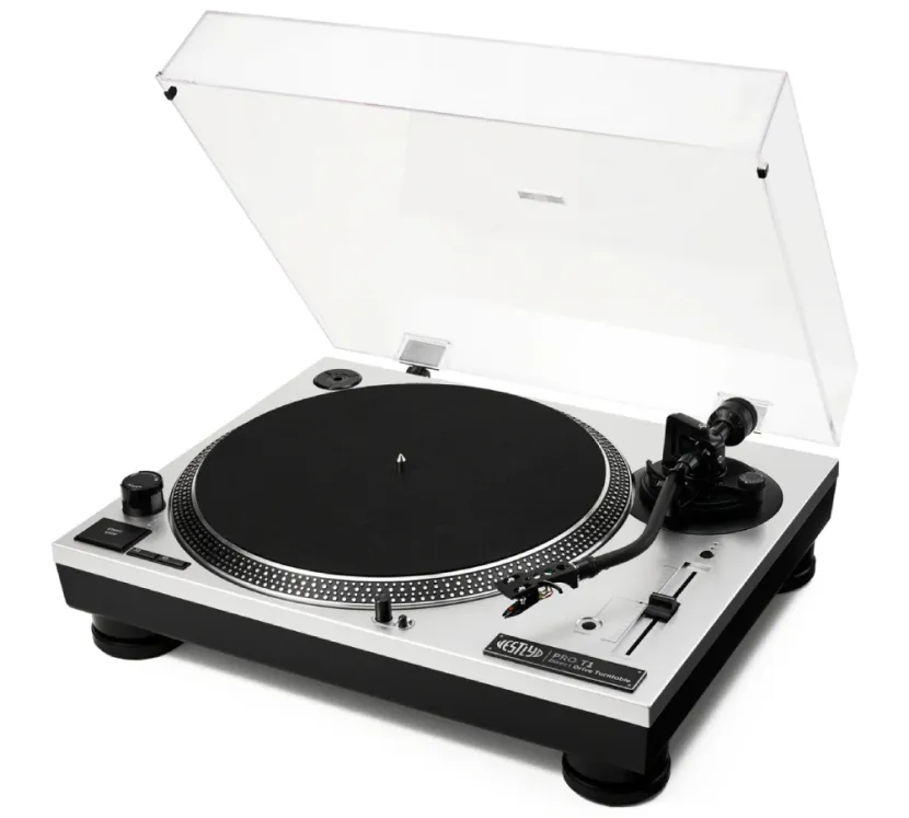 Vestlyd PRO T1 (srebrny). Gramofon z napędem bezpośrednim.