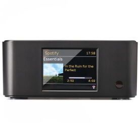 Essentials Stream Connect (czarny). Odtwarzacz sieciowy z radiem  FM/DAB+.