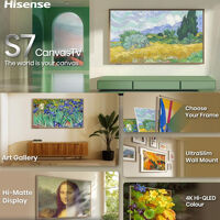 Hisense 4K 65S7S Canvas TV. Telewizor QLED 65