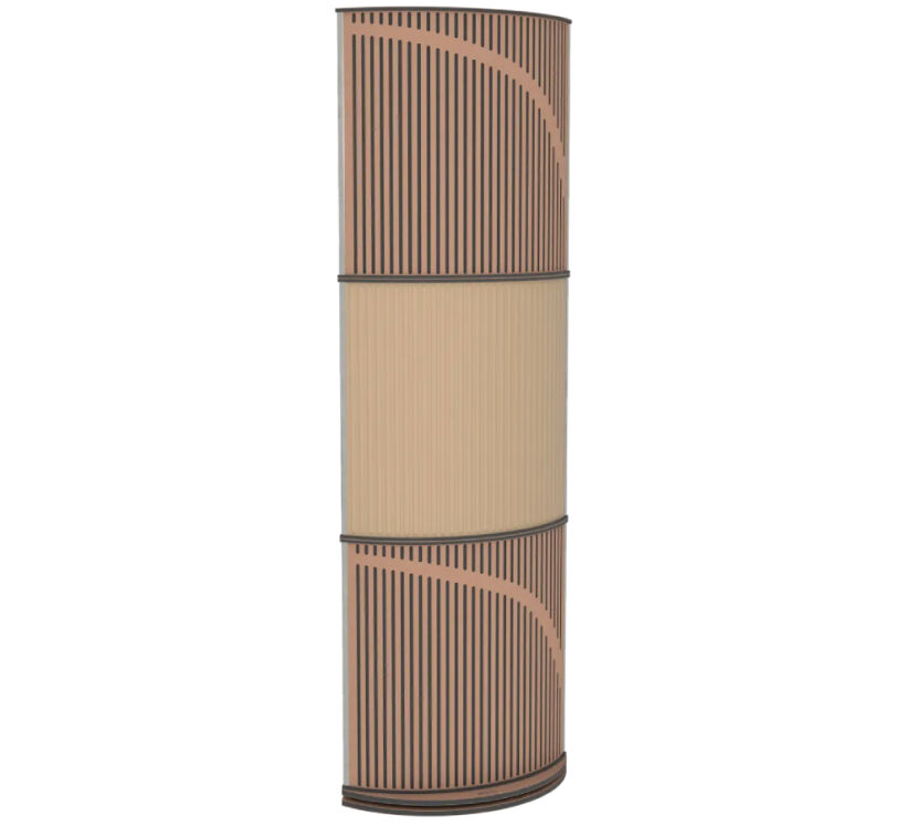 Vicoustic VicTotem Ultra VMT (beige - metallic copper). Panel akustyczny (trzy moduły).