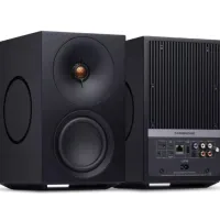 Cambridge Audio L/R M (czarny). Aktywne kolumny podstawkowe. - 2