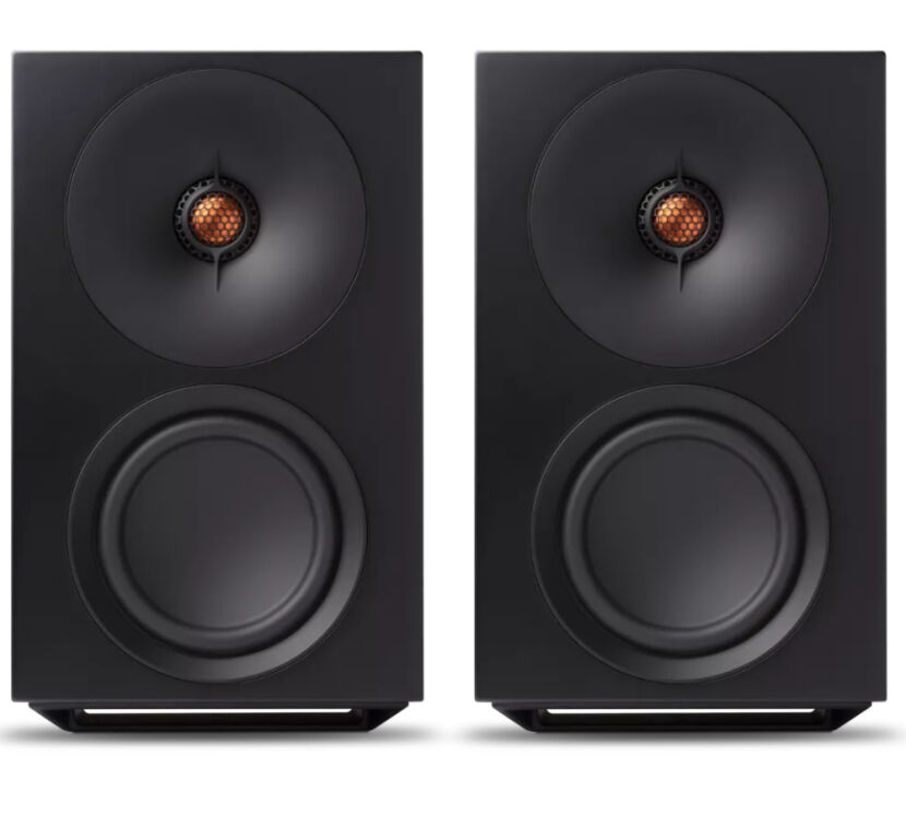 Cambridge Audio L/R M (czarny). Aktywne kolumny podstawkowe.