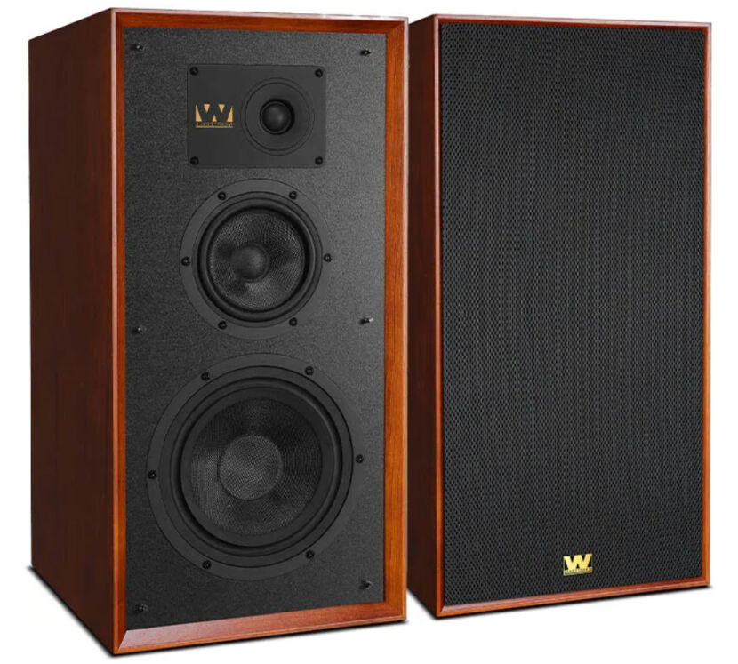Wharfedale Super Linton (mahoń). Kolumny podstawkowe.