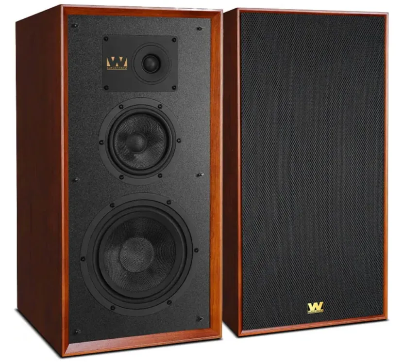 Wharfedale Super Linton (mahoń). Kolumny podstawkowe.