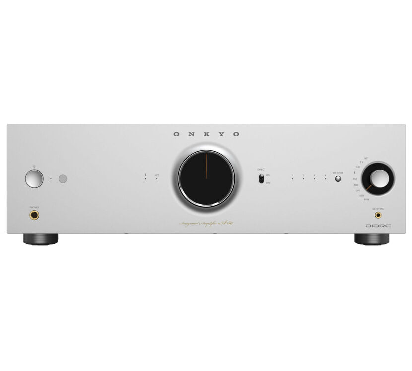 Onkyo Icon A-50 (srebrny). Wzmacniacz stereo z funkcjami sieciowymi.