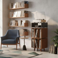 NorStone Stockholm 1100 (czarny/orzech). Stolik audio. - 5