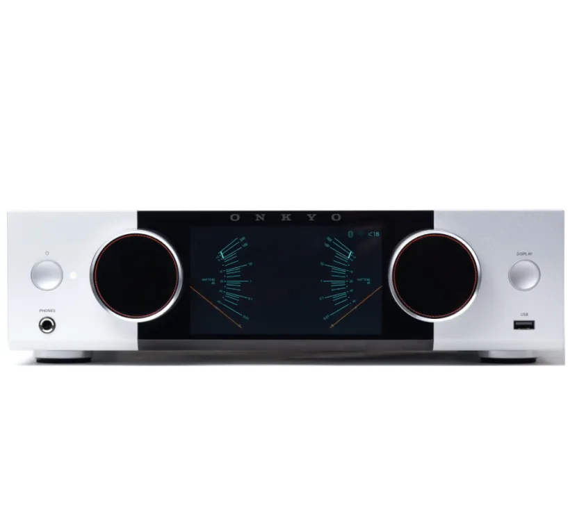 Onkyo Muse Y-50 (srebrny). Wzmacniacz stereo z funkcjami sieciowymi.