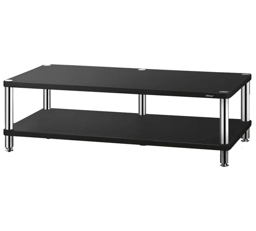 Solidsteel HW-2L (czarny). Stolik audio.