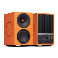 Cambridge Audio L/R M (pomarańczowy). Aktywne kolumny podstawkowe. - 2