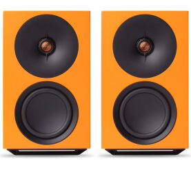Cambridge Audio L/R M (pomarańczowy). Aktywne kolumny podstawkowe.