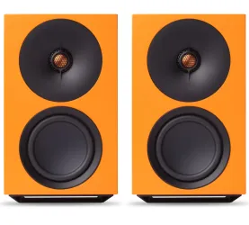 Cambridge Audio L/R M (pomarańczowy). Aktywne kolumny podstawkowe.