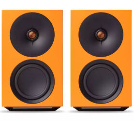 Cambridge Audio L/R M (pomarańczowy). Aktywne kolumny podstawkowe.