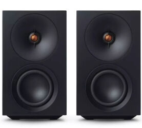 Cambridge Audio L/R S (czarny). Aktywne kolumny podstawkowe.