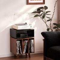 NorStone Stockholm 700 (czarny/orzech). Stolik audio. - 4
