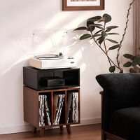 NorStone Stockholm 700 (czarny/orzech). Stolik audio. - 4