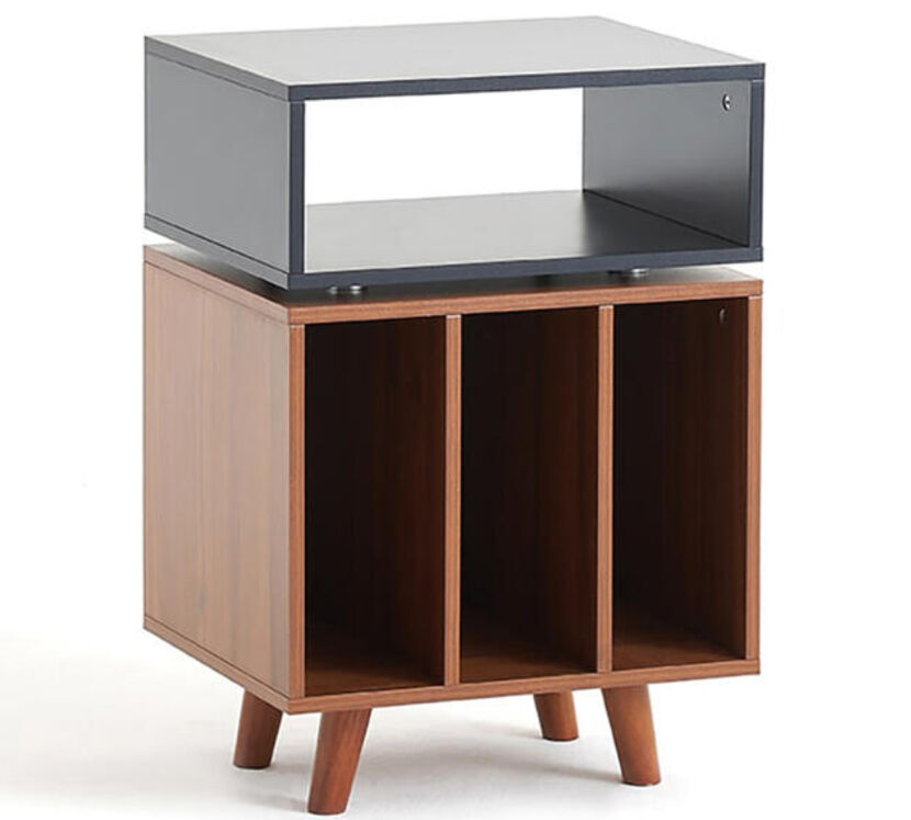 NorStone Stockholm 700 (czarny/orzech). Stolik audio.