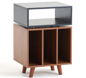 NorStone Stockholm 700 (czarny/orzech). Stolik audio.