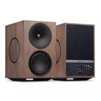 Cambridge Audio L/R X (orzech). Aktywne kolumny podstawkowe. - 2
