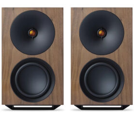 Cambridge Audio L/R X (orzech). Aktywne kolumny podstawkowe.