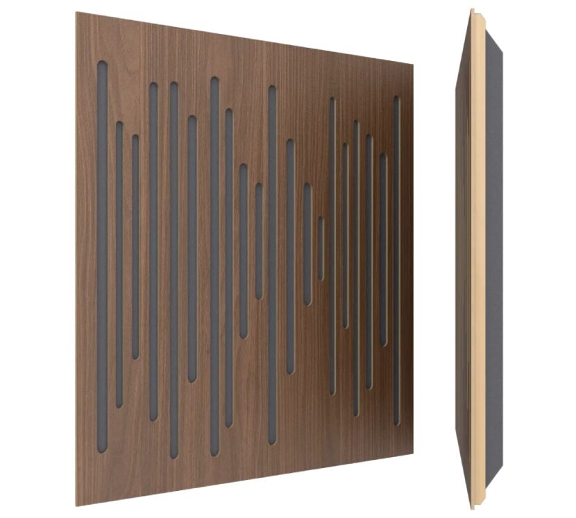Vicoustic Wavewood Ultra Lite (dark walnut). Panel akustyczny (kpl. 8 sztuk).