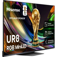 Hisense 4K 65UR8S. Telewizor RGB-MiniLED 65