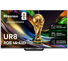 Hisense 4K 65UR8S. Telewizor RGB-MiniLED 65".