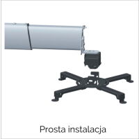 Suprema Spider Wall 4060 (srebrny). Uchwyt ścienny do projektora. - 5